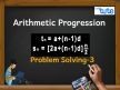 Class 10 Mathematics - Arithmetic progression Problem Solving Tn And Sn Video by Lets Tute