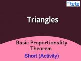 Class 10 Mathematics - Basic Proportionality Theorem Activity Video by Lets Tute Class 10 Mathematics - Basic Proportionality Theorem Activity Video by Lets Tute