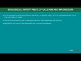 Class 11 Chemistry - Biological Importance Of Calcium And Magnesium Video by MBD Publishers Class 11 Chemistry - Biological Importance Of Calcium And Magnesium Video by MBD Publishers