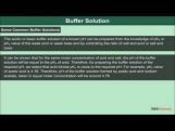 Class 11 Chemistry - Buffer Solution Video by MBD Publishers Class 11 Chemistry - Buffer Solution Video by MBD Publishers