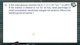 Chemical Kinetics - Class Exercise Part 2 (Session 4 & 5) Chemical Kinetics - Class Exercise Part 2 (Session 4 & 5)