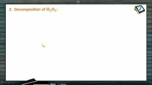 Chemical Kinetics - Decomposition Of Hydrogen Peroxide (Session 4 & 5)