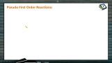 Chemical Kinetics - Pseudo First Order Reaction (Session 3) Chemical Kinetics - Pseudo First Order Reaction (Session 3)