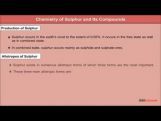 Class 12 Chemistry - Chemistry Of Sulphur And Its Compounds Video by MBD Publishers Class 12 Chemistry - Chemistry Of Sulphur And Its Compounds Video by MBD Publishers