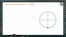 Circular Motion - Condition Of Oscillation (Session 7)