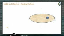 Circular Motion - Skidding Of Object On A Rotating Platform (Session 4)