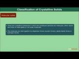 Class 12 Chemistry - Classification Of Crystalline Solids Video by MBD Publishers Class 12 Chemistry - Classification Of Crystalline Solids Video by MBD Publishers