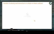 Collision - Transfer Of Velocity And Momentum In A Head On Elastic Collision (Session 1 & 2)