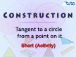 Class 10 Mathematics - Construction - Tangents To A circle From An External Point Video by Lets Tute