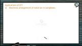 Coordination Compounds - Applications Of CFT (Session 7) Coordination Compounds - Applications Of CFT (Session 7)