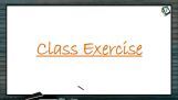 Coordination Compounds - Class Exercise (Session 1) Coordination Compounds - Class Exercise (Session 1)
