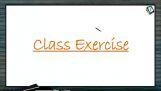 Coordination Compounds - Class Exercise (Session 3 & 4) Coordination Compounds - Class Exercise (Session 3 & 4)