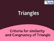 Class 10 Mathematics - Criteria For Similarity And Congruency Of Triangle Video by Lets Tute