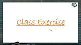 D And F Block Elements - Class Exercise (Session 2) D And F Block Elements - Class Exercise (Session 2)