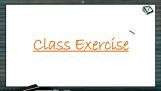 D And F Block Elements - Class Exercise (Session 3) D And F Block Elements - Class Exercise (Session 3)