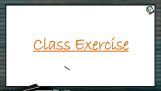 D And F Block Elements - Class Exercise (Session 5) D And F Block Elements - Class Exercise (Session 5)