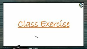 D And F Block Elements - Class Exercise (Session 5)