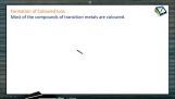 D And F Block Elements - Colour Property (Session 3) D And F Block Elements - Colour Property (Session 3)