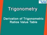 Class 10 Mathematics - Derivation For Trigonometric Ratios Value Table Video by Lets Tute Class 10 Mathematics - Derivation For Trigonometric Ratios Value Table Video by Lets Tute