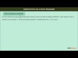 Class 12 Maths - Derivative As A Rate Measure Video by MBD Publishers Class 12 Maths - Derivative As A Rate Measure Video by MBD Publishers