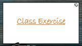 Domestication And Improvement In Animals - Class Exercise (Session 3) Domestication And Improvement In Animals - Class Exercise (Session 3)