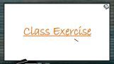 Economic Botany - Class Exercise (Session 2) Economic Botany - Class Exercise (Session 2)