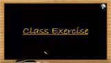 Electrochemistry - Class Exercise (Session 2) Electrochemistry - Class Exercise (Session 2)