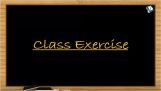 Electrochemistry - Class Exercise (Session 4) Electrochemistry - Class Exercise (Session 4)
