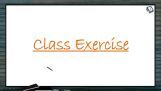 Environmental Issues - Class Exercise (Session 3) Environmental Issues - Class Exercise (Session 3)