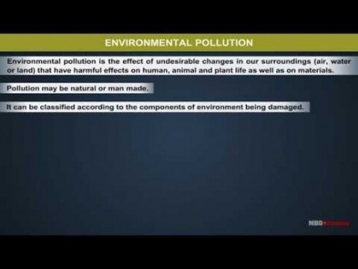 Class 11 Chemistry - Environmental Pollution Video by MBD Publishers