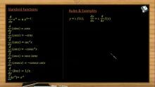 Essential Mathematics For Physics - Standard Functions With Rules And Examples (Session 2)