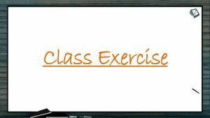 Excretion And Osmoregulation - Class Exercise (Session 2)