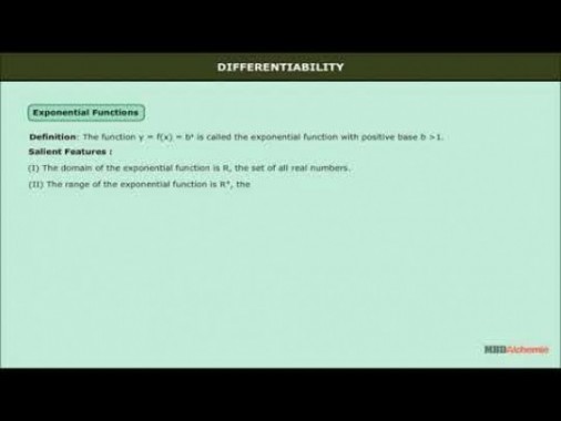 Class 12 Maths - Exponential And Logrithemic Functions Video by MBD Publishers