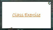 Fluids - Class Exercise (Session 2 & 3)