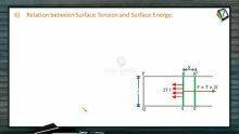 Fluids - Relation Between Surface Tension And Surface Energy (Session 6)