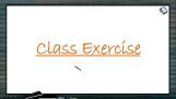 Human Health And Diseases - Class Exercise (Session 7) Human Health And Diseases - Class Exercise (Session 7)