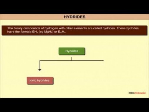 Class 11 Chemistry - Hydrides Video by MBD Publishers