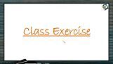 Hydrocarbons - Class Exercise (Session 19) Hydrocarbons - Class Exercise (Session 19)
