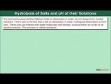 Class 11 Chemistry - Hydrolysis Of Salts And pH Of Their Solutions Video by MBD Publishers Class 11 Chemistry - Hydrolysis Of Salts And pH Of Their Solutions Video by MBD Publishers