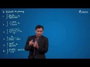 Indefinite Integration - Problems On Algebra Of Integration Video By Plancess