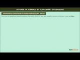 Class 12 Maths - Inverse Of A Matrix By Elemantry Operation Video by MBD Publishers Class 12 Maths - Inverse Of A Matrix By Elemantry Operation Video by MBD Publishers