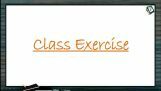 Ionic Equilibrium - Class Exercise (Session 3 & 4) Ionic Equilibrium - Class Exercise (Session 3 & 4)