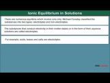 Class 11 Chemistry - Ionic Equilibrium In Solutions Video by MBD Publishers Class 11 Chemistry - Ionic Equilibrium In Solutions Video by MBD Publishers