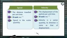Kinematics - Speed And Velocity (Session 1 & 2)