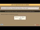 Class 11 Physics - Law Of Equipartition Of Energy Video by MBD Publishers Class 11 Physics - Law Of Equipartition Of Energy Video by MBD Publishers