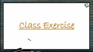Mineral Nutrition - Class Exercise (Session 2)
