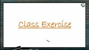 Mineral Nutrition - Class Exercise (Session 3)