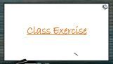 Neural Control And Coordination - Class Exercise (Session 4) Neural Control And Coordination - Class Exercise (Session 4)