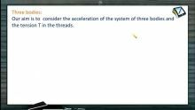 Newtons Law of Motion - Tension In The String When Three Bodies System (Session 4)