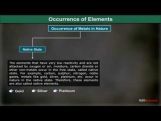 Class 12 Chemistry - Occurrence Of Elements Video by MBD Publishers Class 12 Chemistry - Occurrence Of Elements Video by MBD Publishers